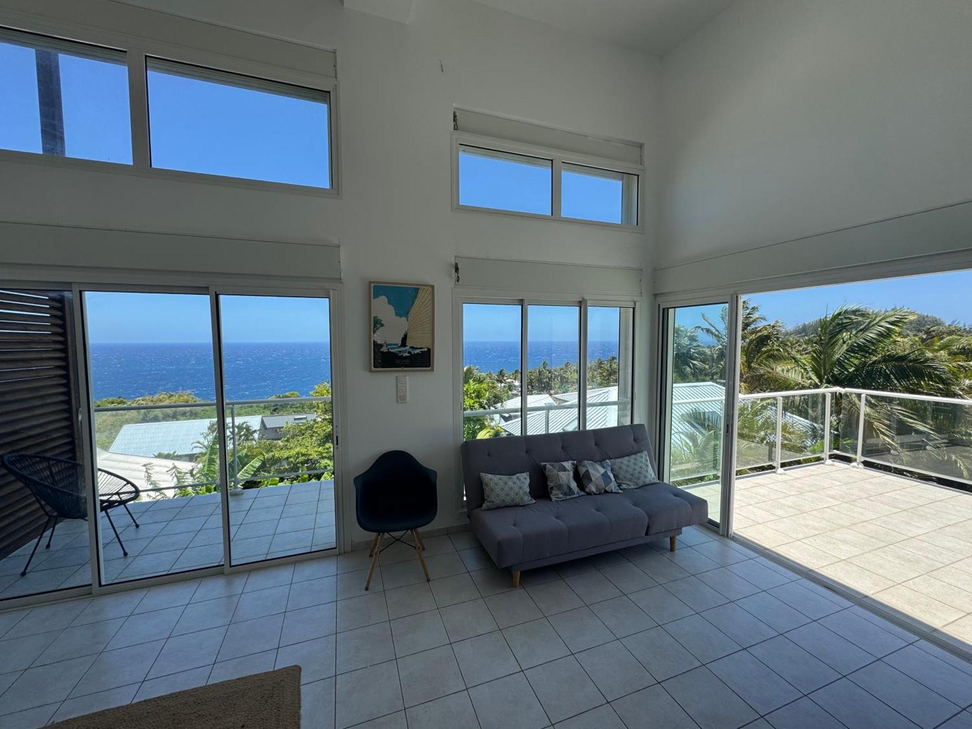 Grande Villa Au Calme - Vue Exceptionnelle - Climatisation - Piscine Sel Chauffee - Jardin Tropical Vincendo Exterior foto